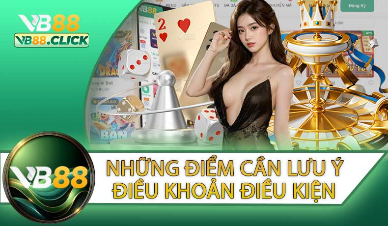 Những điểm cần lưu ý trong điều khoản điều kiện của VB88